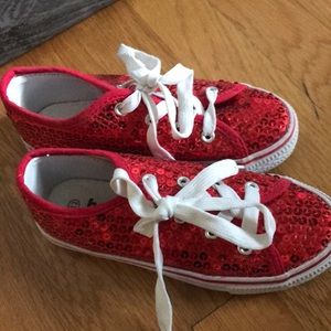 Kids sequined sneakers